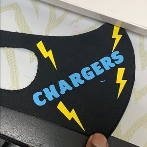 Christian Dior And Chargers Face Mask